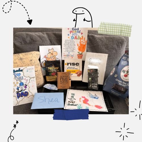 Menagerie of father's day gifts from kids